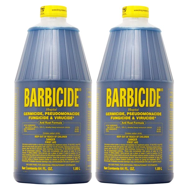 Barbicide - Concentrado desinfectante 64 oz (paquete de 2) EPA 954-11 