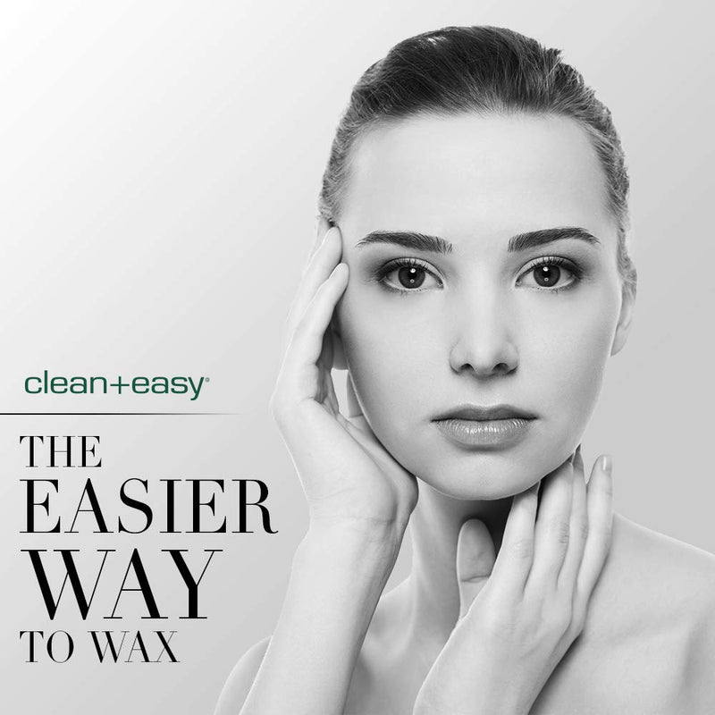 Clean + Easy - Roll On Facial Body Waxing Spa Basic Wax Kit