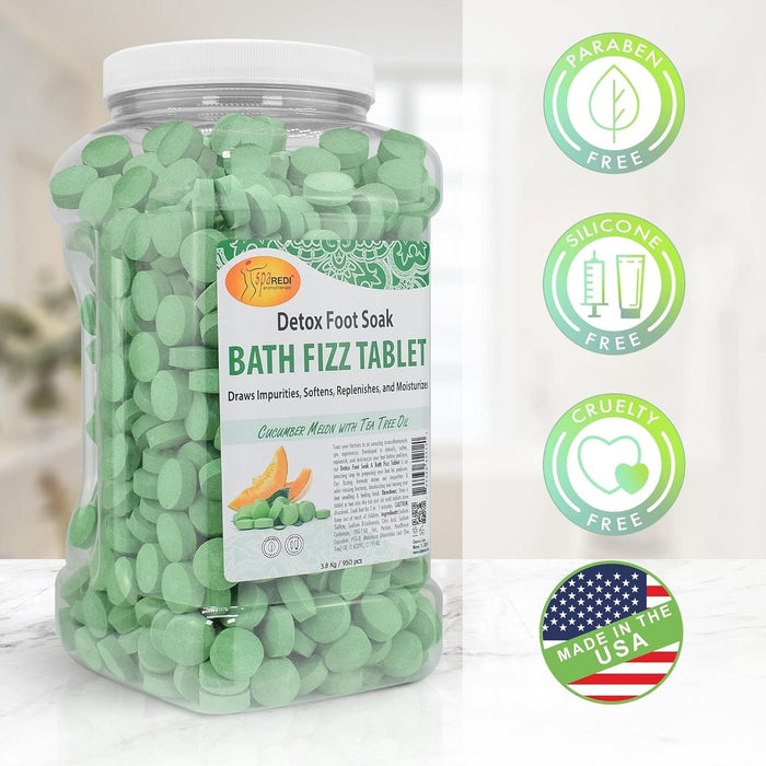 Spa Redi - Bath Fizz Tablets - Cucumber & Melon 950 Tablet