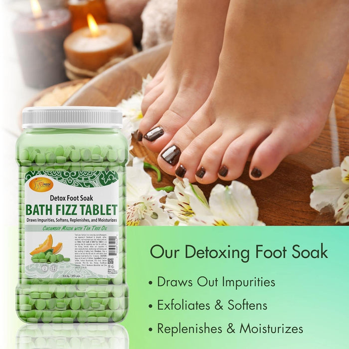 Spa Redi - Bath Fizz Tablets - Cucumber & Melon 950 Tablet
