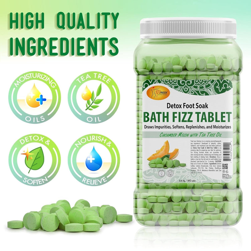 Spa Redi - Bath Fizz Tablets - Cucumber & Melon 950 Tablet
