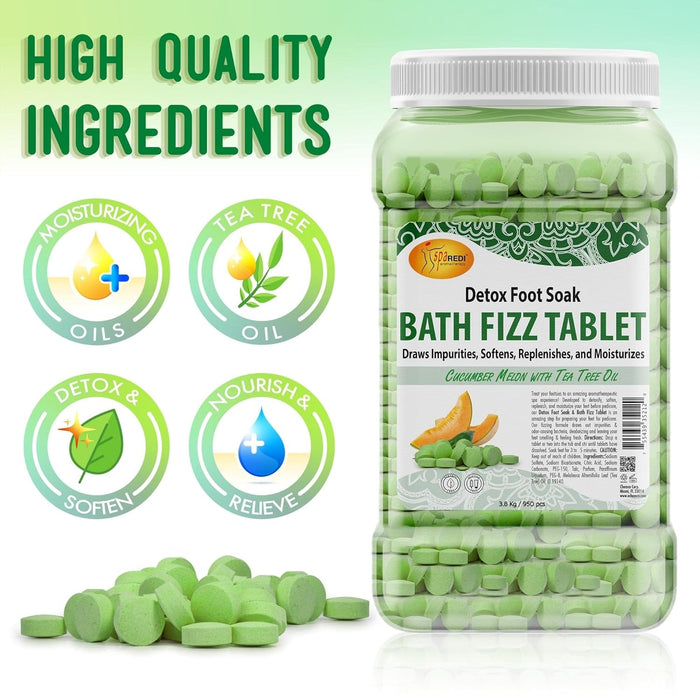 Spa Redi - Bath Fizz Tablets - Cucumber & Melon 950 Tablet