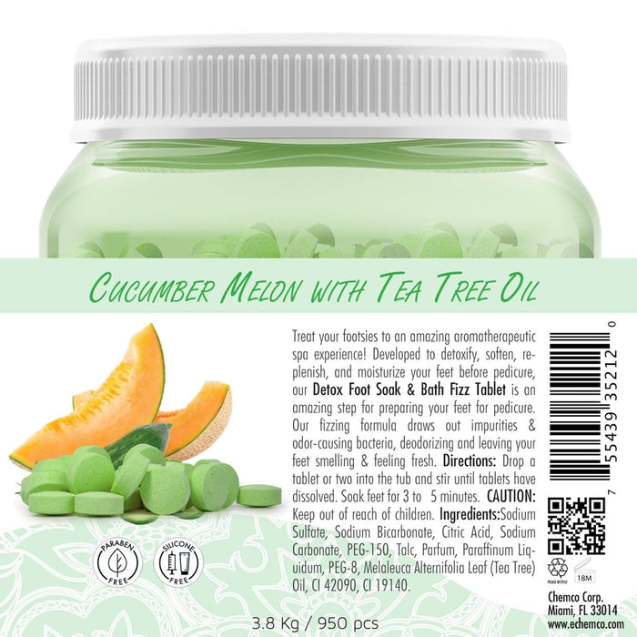 Spa Redi - Bath Fizz Tablets - Cucumber & Melon 950 Tablet