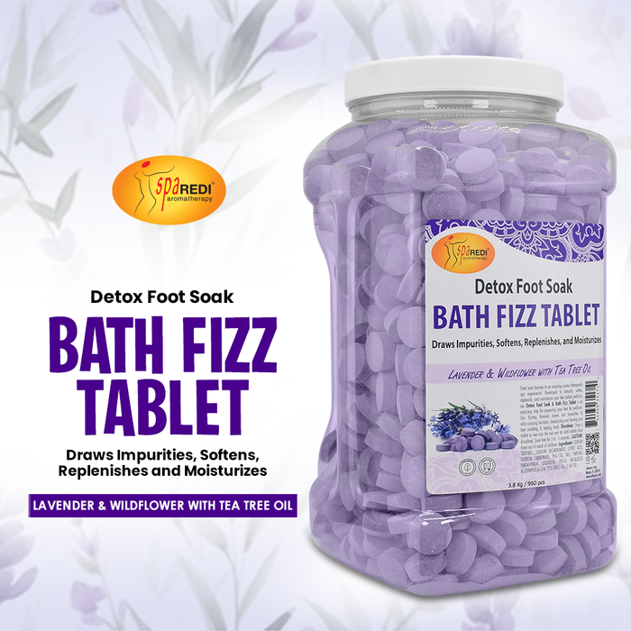 Spa Redi - Bath Fizz Tablets - Lavender & Wildflower 950 Tablet