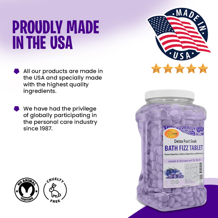 Spa Redi - Bath Fizz Tablets - Lavender & Wildflower 950 Tablet