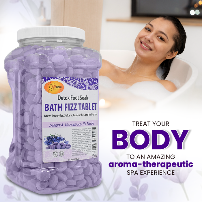 Spa Redi - Bath Fizz Tablets - Lavender & Wildflower 950 Tablet