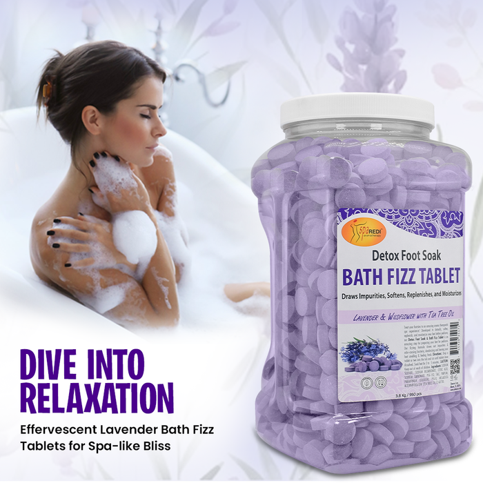 Spa Redi - Bath Fizz Tablets - Lavender & Wildflower 950 Tablet