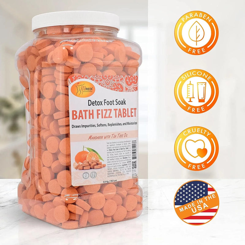 Spa Redi - Bath Fizz Tablets - Mandarin 950 Tablet