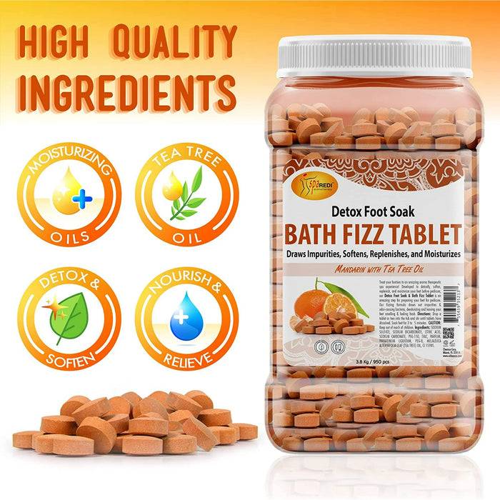 Spa Redi - Bath Fizz Tablets - Mandarin 950 Tablet