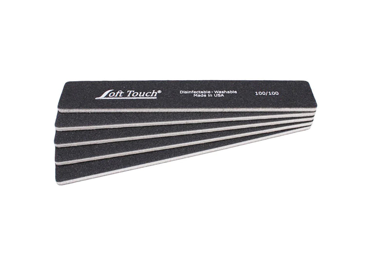 Soft Touch Nail File - Jumbo Square 100/100 (10 Pcs)