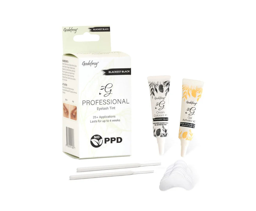 Godefroy Professional - Eyeash Tint Kit - Blackest Black 25 apps