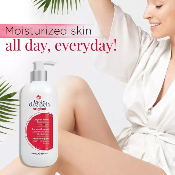 Body Drench Moisturizing Lotion for all skin types 16.9 oz (12 Bottles)