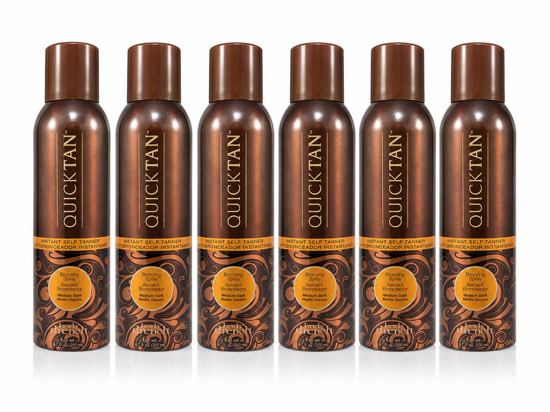 Body Drench - Quick Tan Bronzing Spray Medium/Dark Tan 6 oz (6 Pack)