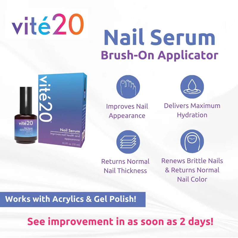 Vite20 - Brush-On Antifungal Kills Fungus 0.5 fl oz (2 Pack)