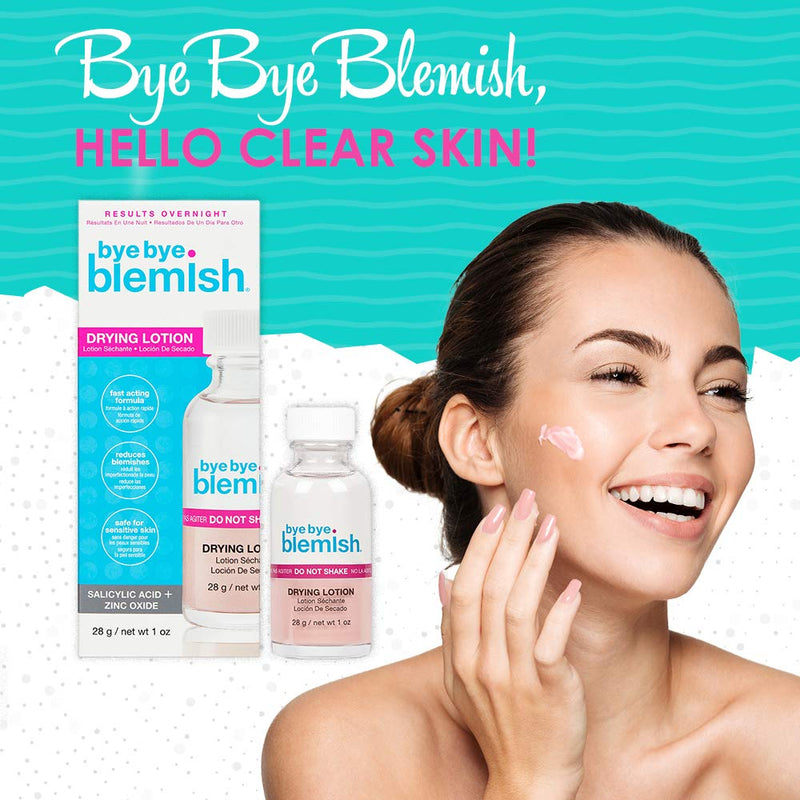 Bye Bye - Blemish Acne Drying Lotion 1 oz (2 Pack)