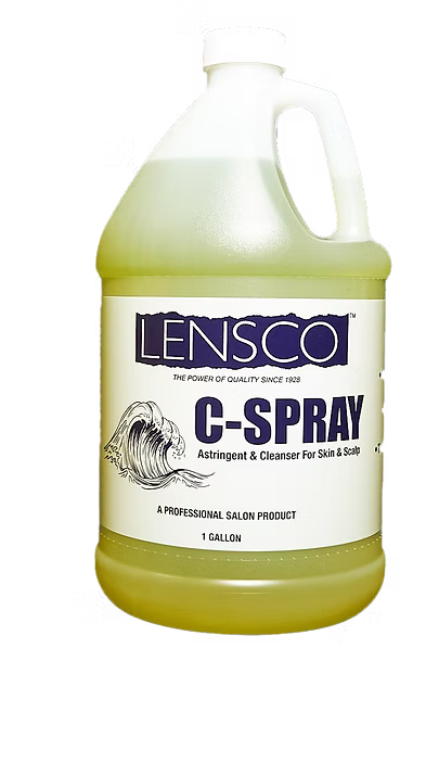 Lensco - Spray astringente y limpiador para piel y cuero cabelludo C-Spray, 1 galón