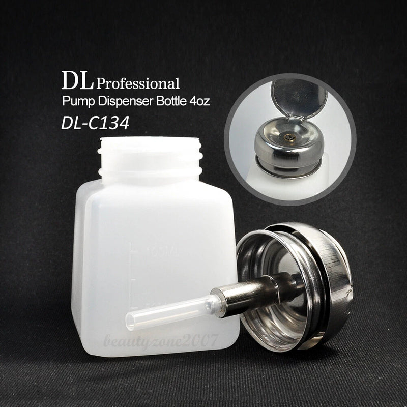 DL Professional - C134 Botella dispensadora con bomba de 118 ml (4 oz)