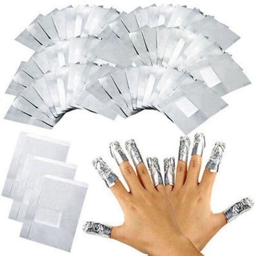 DL Professional - Envolturas de uñas de aluminio, paquete de 100 unidades - C253