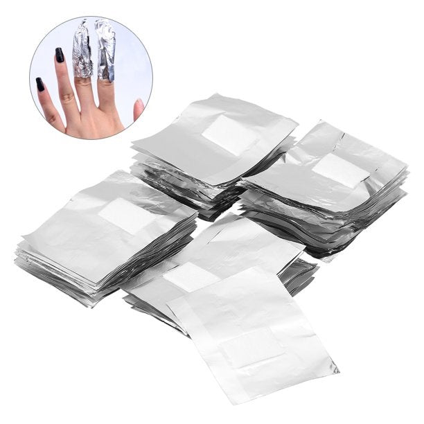 DL Professional - Envolturas de uñas de aluminio, paquete de 100 unidades - C253