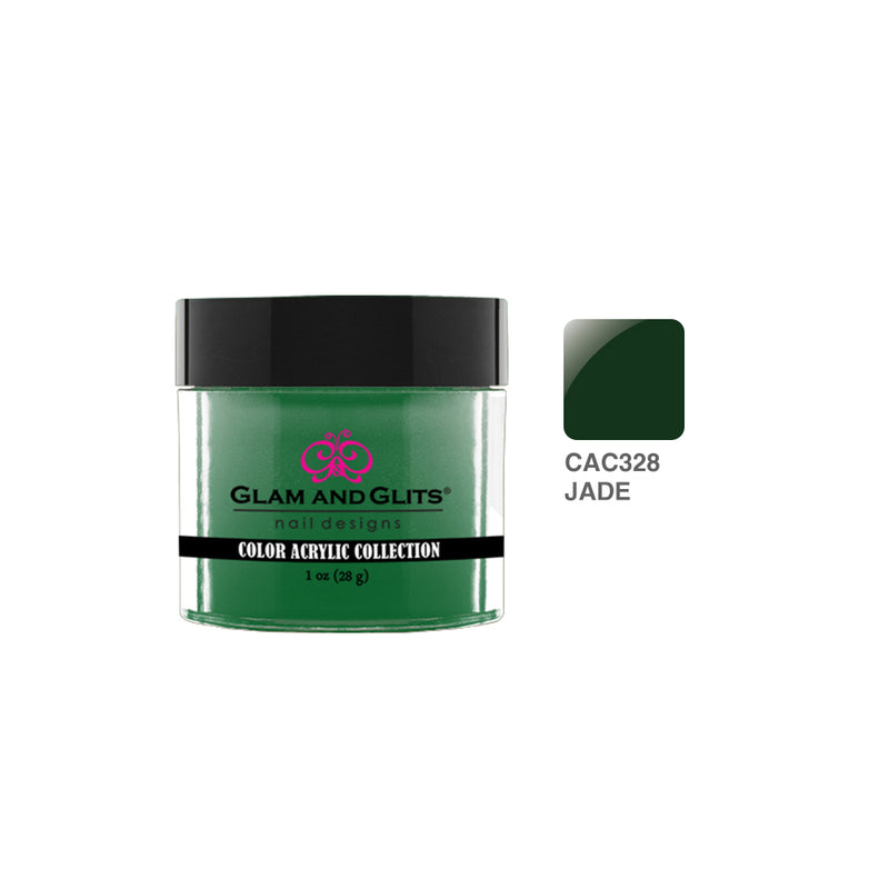 Glam & Glits - Polvo acrílico de color - 328 Jade 28 g
