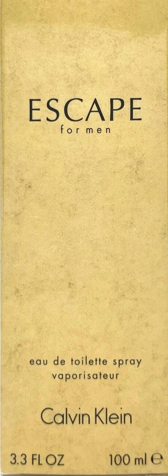 Calvin Klein - Escape - For Men Eau De Toilette Spray 3.3 Oz