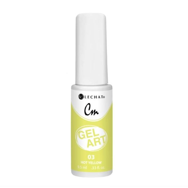 LeChat Gel Art CMG03 Hot Yellow 0.33oz