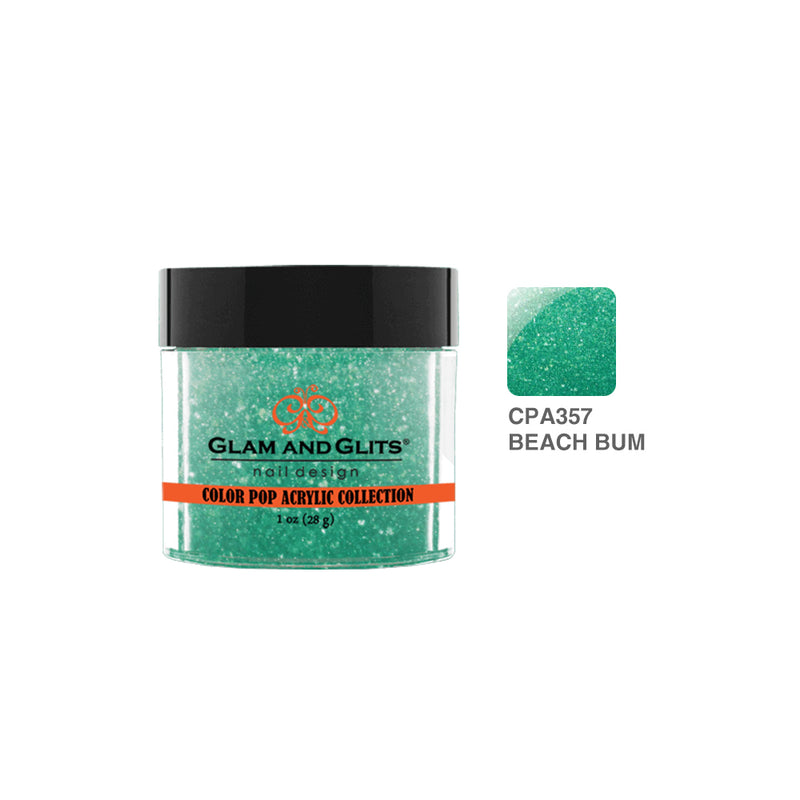 Glam & Glits - Polvo acrílico de color - 357 BEACH BUM 1 oz