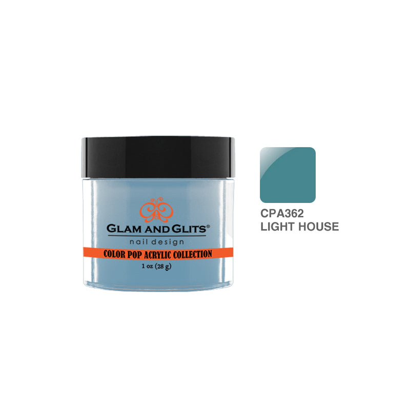 Glam & Glits - Color Acrylic Powder - 362 LIGHT HOUSE 1 oz