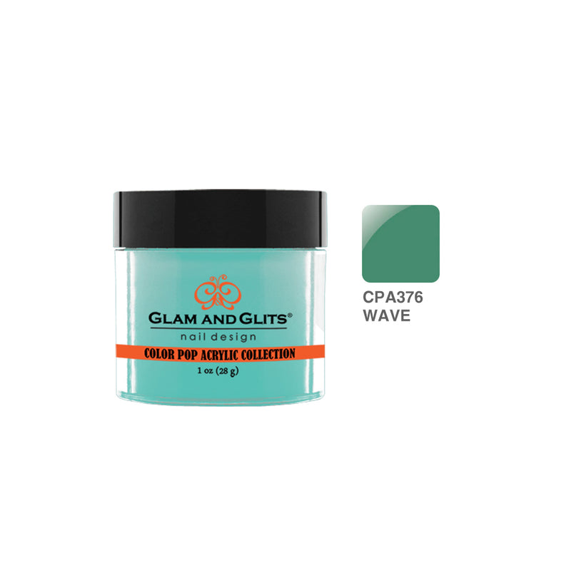 Glam & Glits - Polvo acrílico de color - 376 WAVE 1 oz