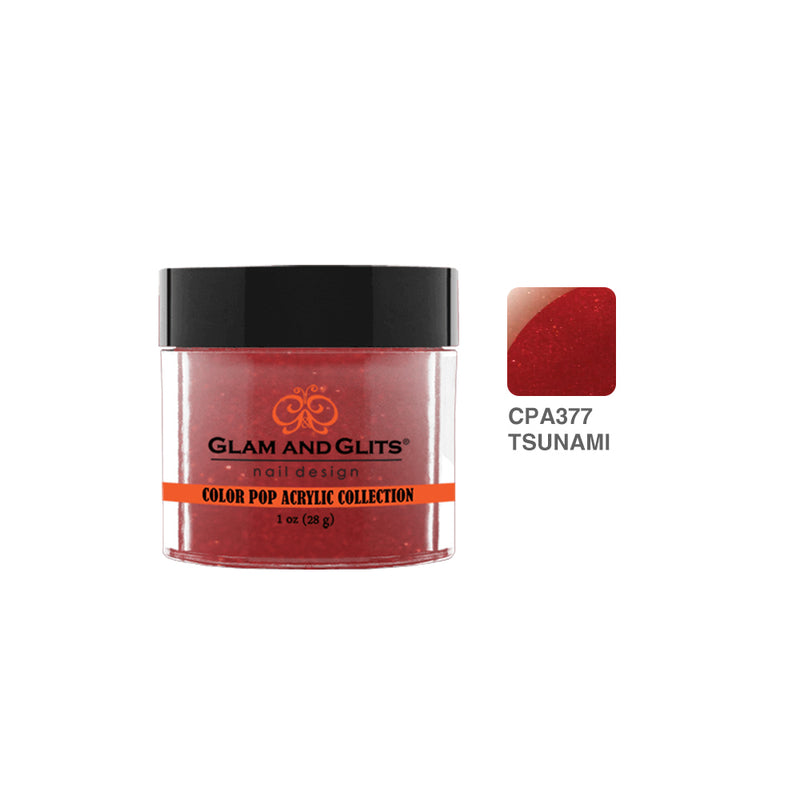 Glam & Glits - Color Acrylic Powder - 377 TSUNAMI 1 oz