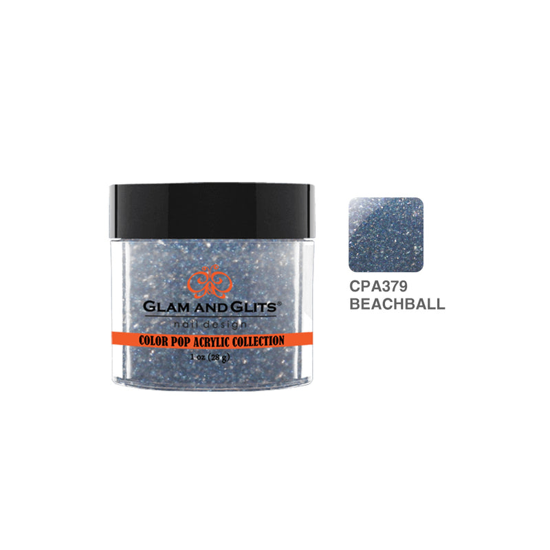 Glam & Glits - Polvo acrílico de color - 379 BEACHBALL 1 oz