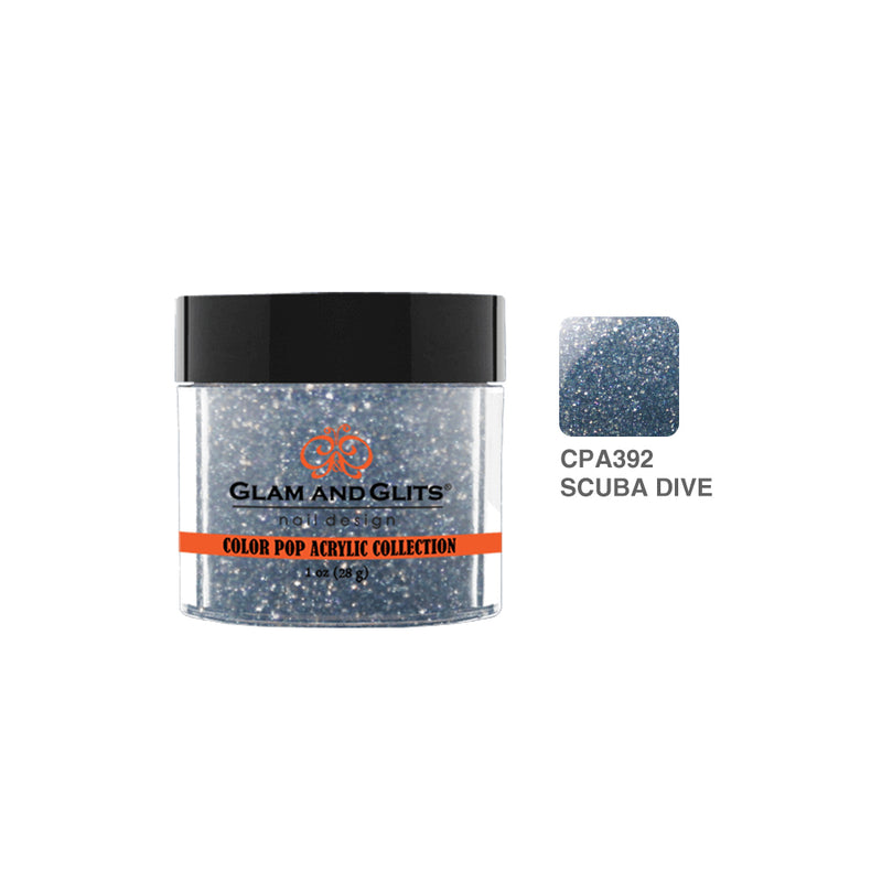 Glam & Glits - Color Acrylic Powder - 392 SCUBA DIVE 1 oz