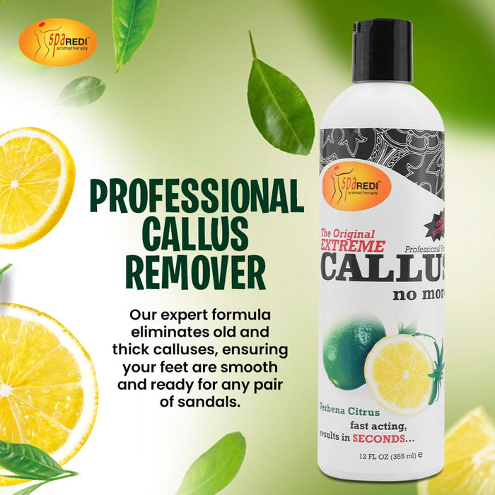 Spa Redi - Callus Remover - Lemon & Lime/Verbena Citrus 12 oz