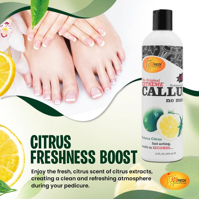 Spa Redi - Callus Remover - Lemon & Lime/Verbena Citrus 12 oz