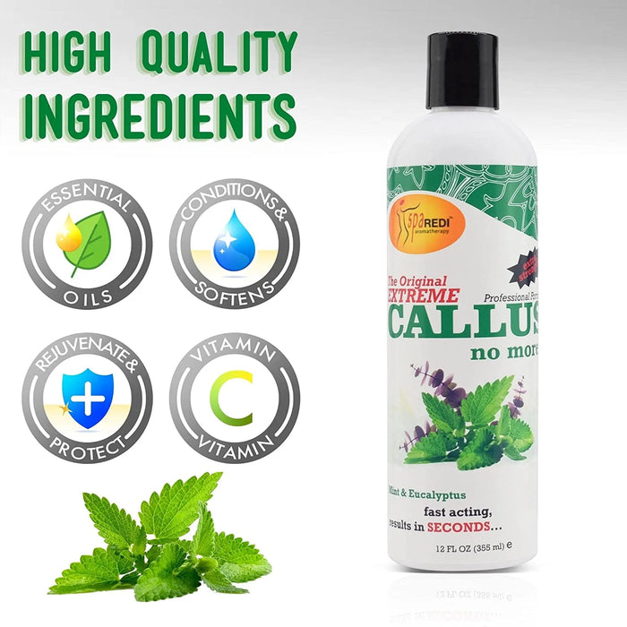 Spa Redi - Callus Remover - Mint & Eucalyptus 12 oz