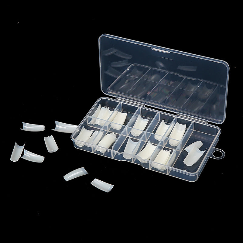 Clear Plastic Empty Slot Clear Soft Plastic Mini Tip Box (6 Pack)