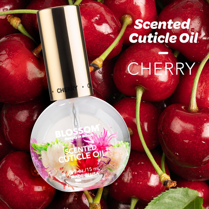 Blossom - Cuticle Oil - Cherry 0.5 oz (2 Pack)