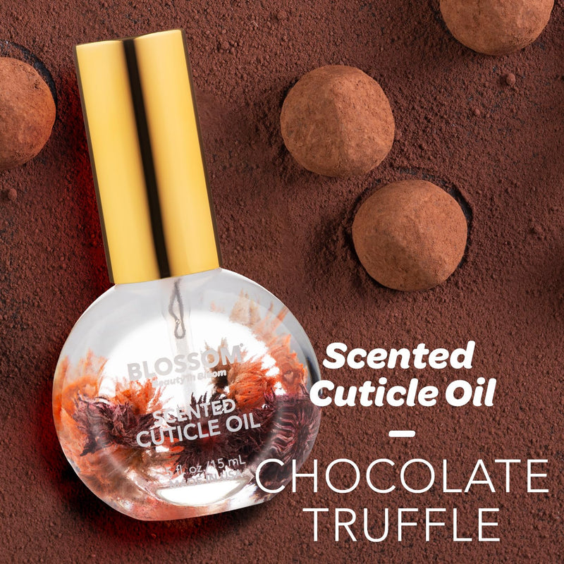 Blossom - Cuticle Oil - Chocolate Truffle 0.5 oz (2 Pack)