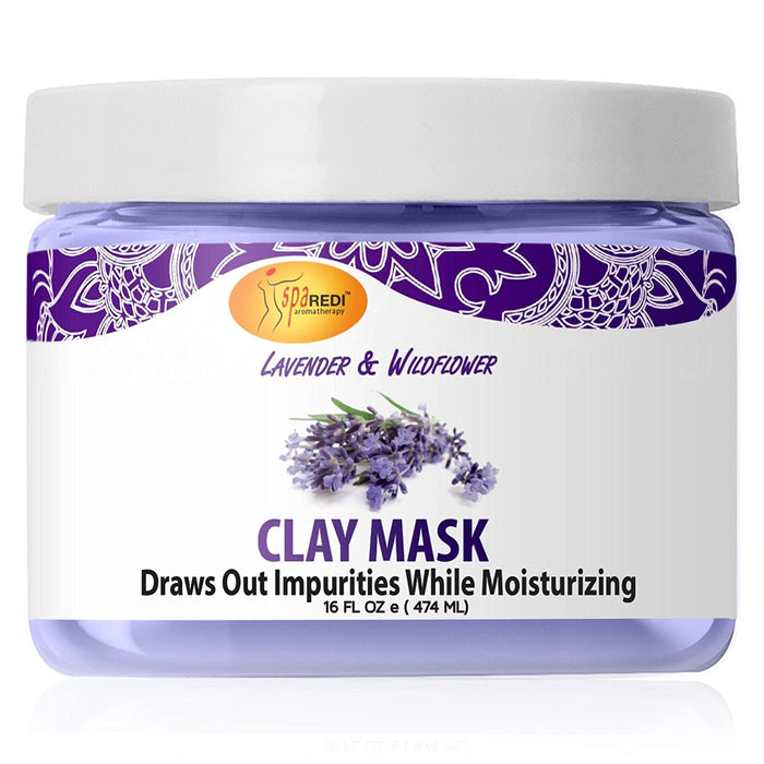 Spa Redi - Pedi Clay Mask - Lavender & Wildflower 16 oz