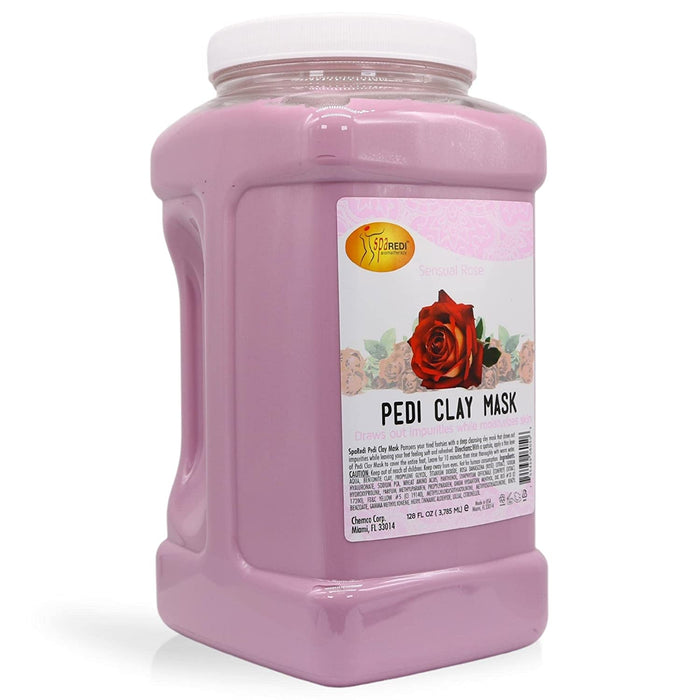 Spa Redi - Pedi Clay Mask -Sensual Rose 128 oz