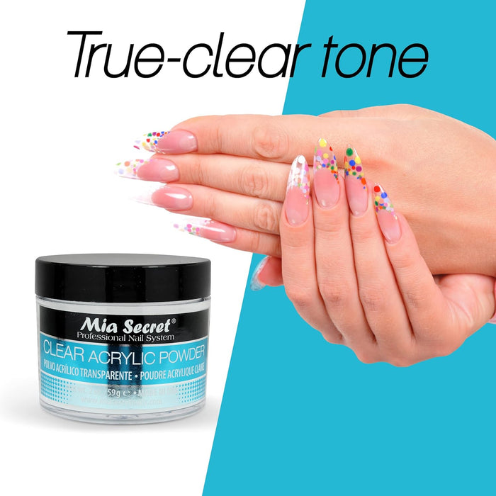 Mia Secret Acrylic Powder - Clear 2oz