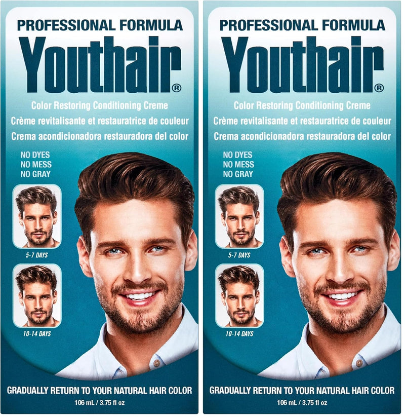 Youthair - Color Restoring Conditioning Creme - Lead-Free 3.75 oz (2 Pack)