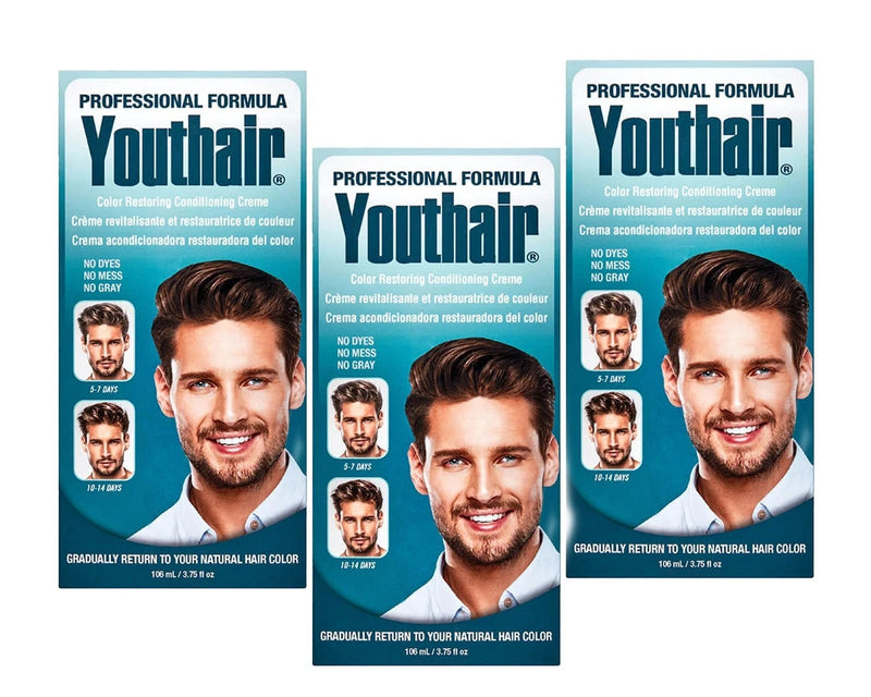 Youthair - Color Restoring Conditioning Creme - Lead-Free 3.75 oz (3 Pack)