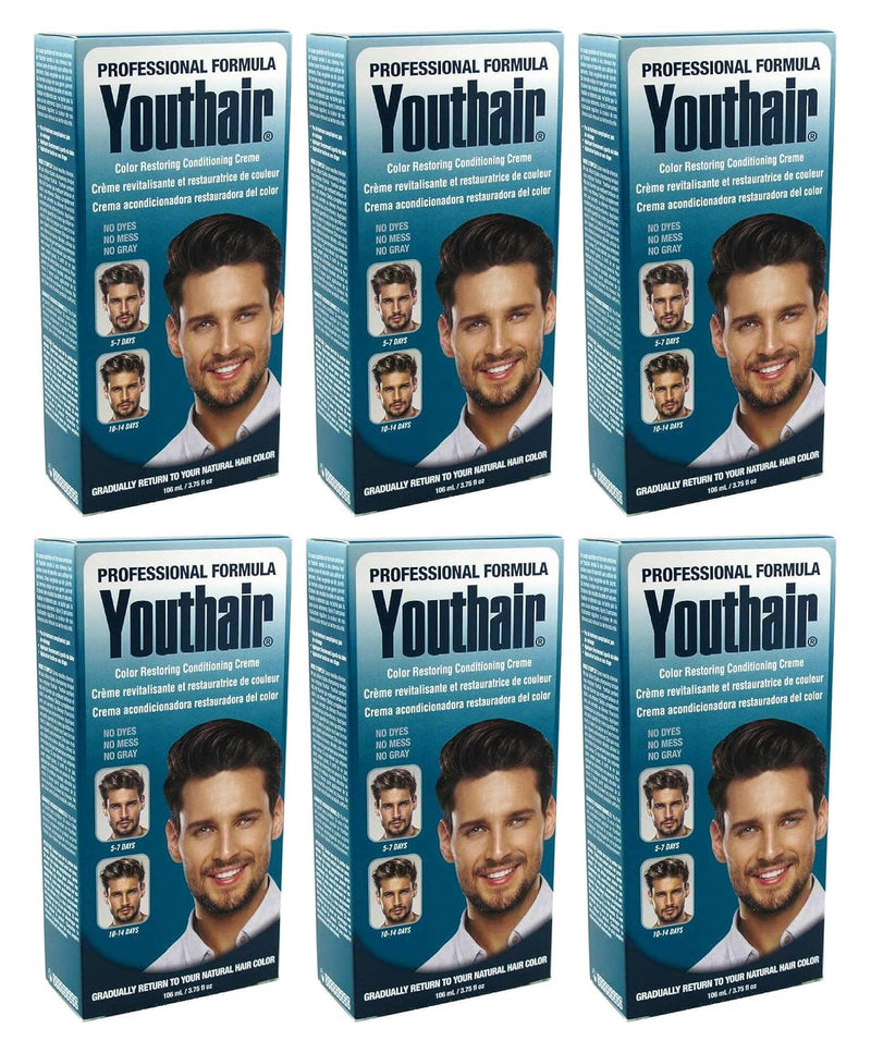 Youthair - Color Restoring Conditioning Creme - Lead-Free 3.75 fl oz (6 Pack)