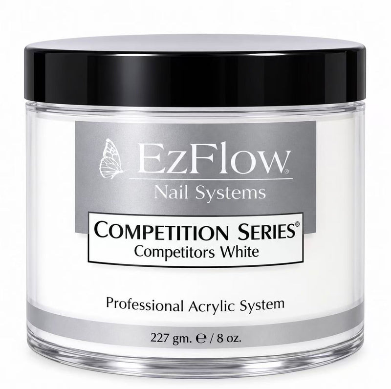 EzFlow - Acrylic Powder - Competitors White 8 oz