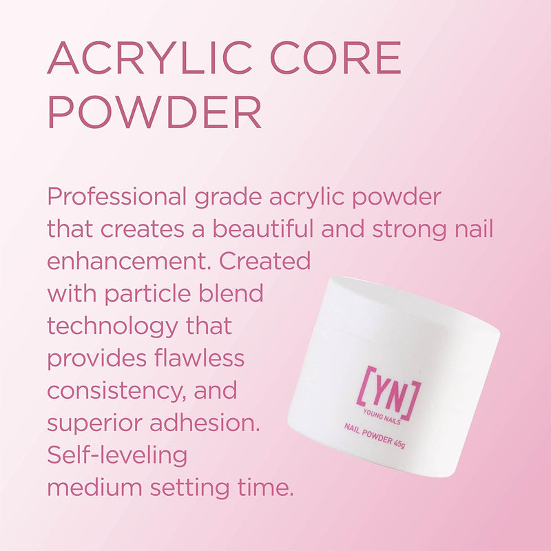 Young Nails Acrylic Powder - Core Clear 45 g