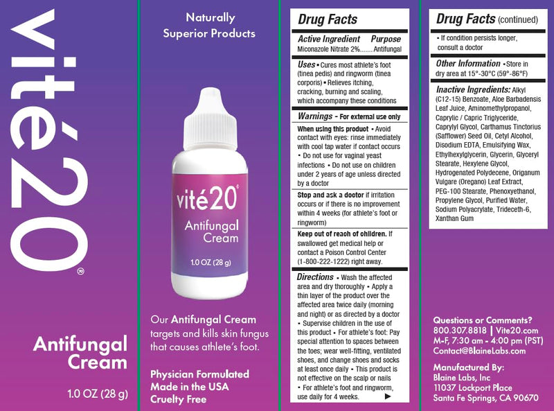 Vite20 - Antifungal Kills Fungus 1 oz (Cream) (3 Pack)