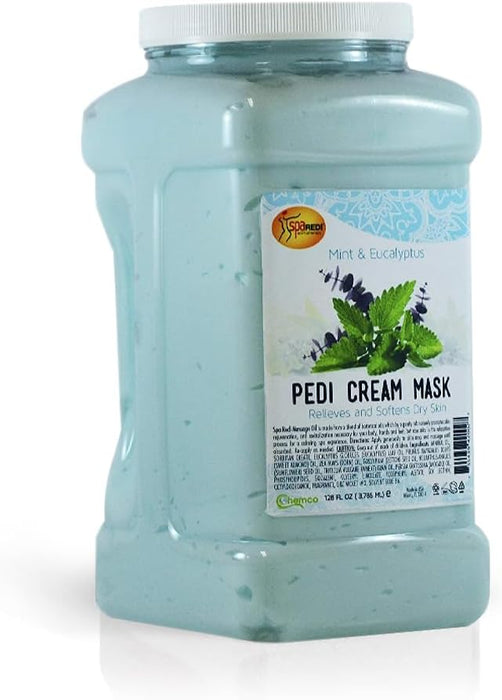 Spa Redi - Pedi Cream Mask - Mint & Eucalyptus 128 oz