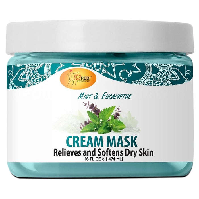 Spa Redi - Pedi Cream Mask -Mint & Eucalyptus 16 oz