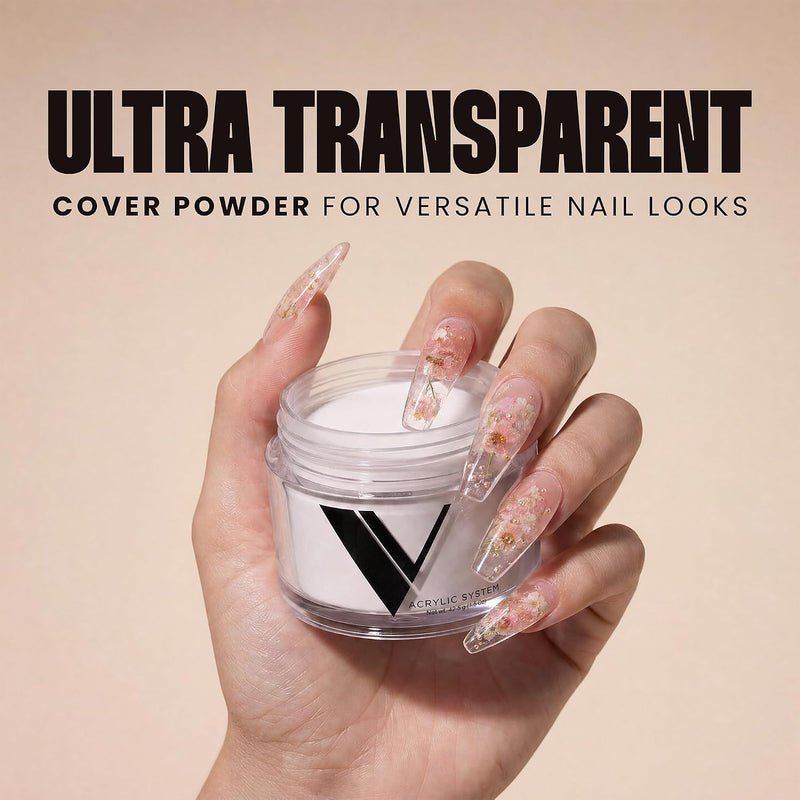 V Beauty Pure - Acrylic Powder - Crystal Clear 1.5 oz